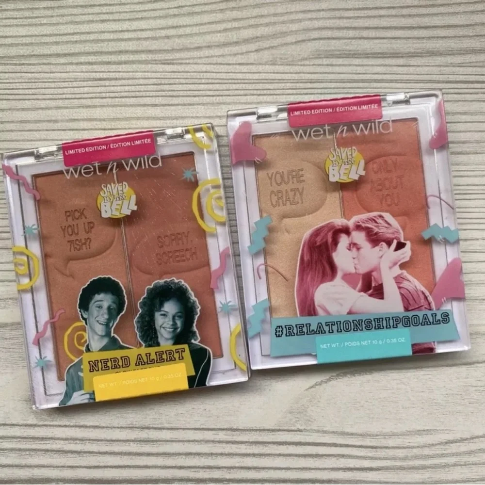 🔥 New Wet & Wild Lmtd edition Save by the Bell glow duo blush contour highlight
